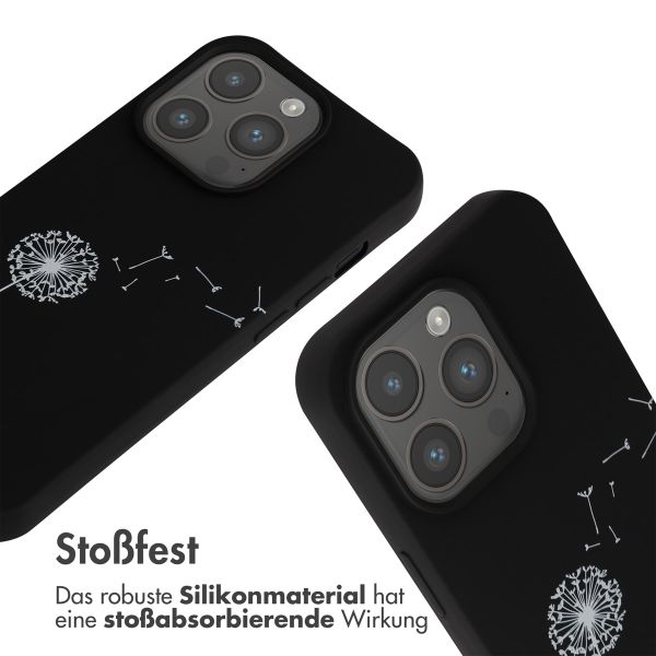 imoshion SilikonHülle design mit Band Apple iPhone 15 Pro - Dandelion Black
