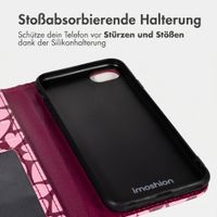 imoshion Design Klapphülle Apple iPhone SE (2022 / 2020) / 8 / 7 / 6(s) - Hearty Blush