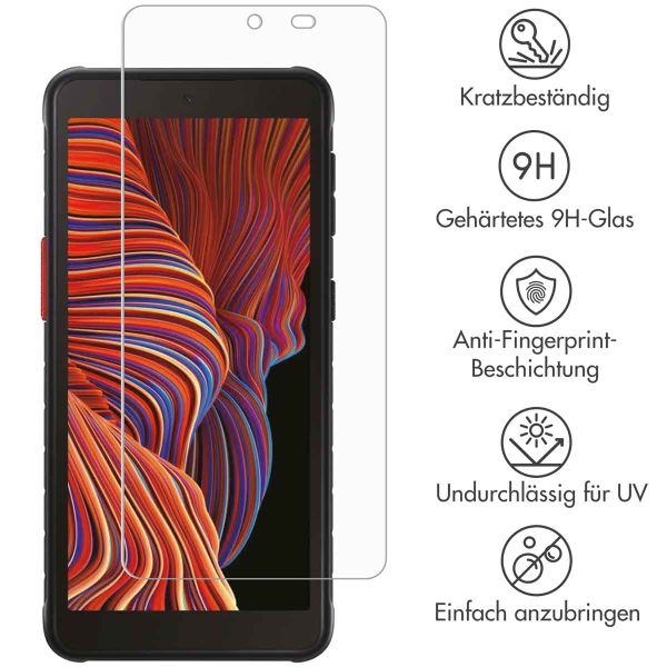 Selencia Displayschutz aus gehärtetem Glas Samsung Galaxy Xcover 5