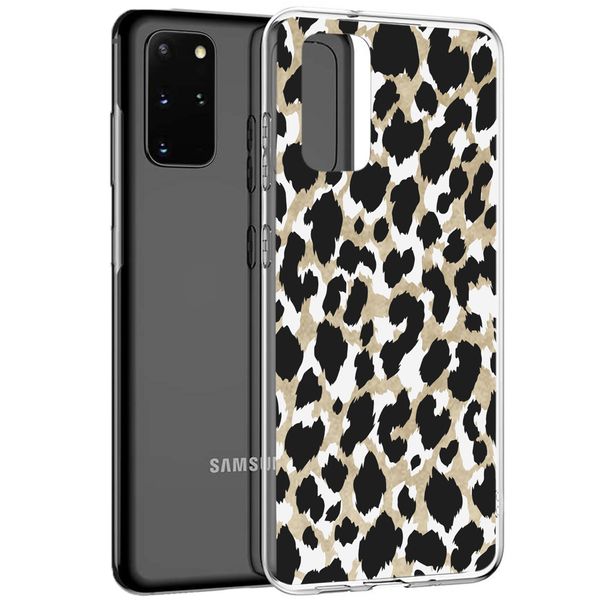 imoshion Design Hülle für das Samsung Galaxy S20 Plus - Leopard / Schwarz