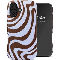 Selencia Vivid Back Cover Apple iPhone 17 - Dream Swirl Chocolate