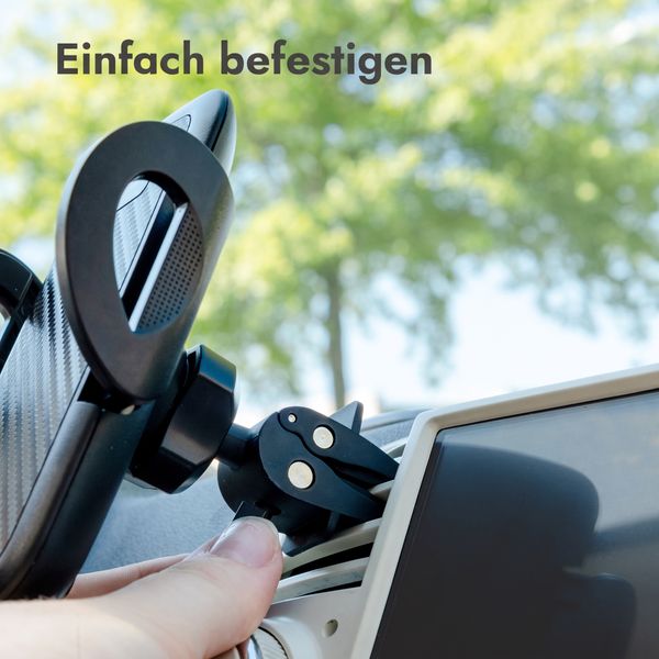 imoshion Handyhalterung für das Auto – Universell – Verstellbar - Lüftungsgitter - Schwarz