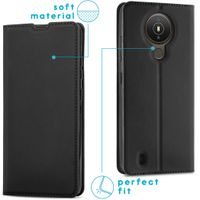 imoshion Slim Folio Klapphülle Nokia 1.4 - Schwarz