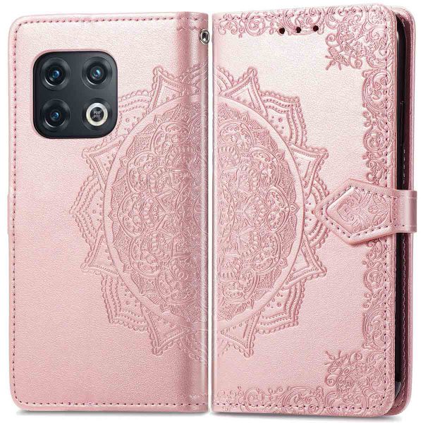 imoshion Mandala Klapphülle für das OnePlus 10 Pro - Rose Gold