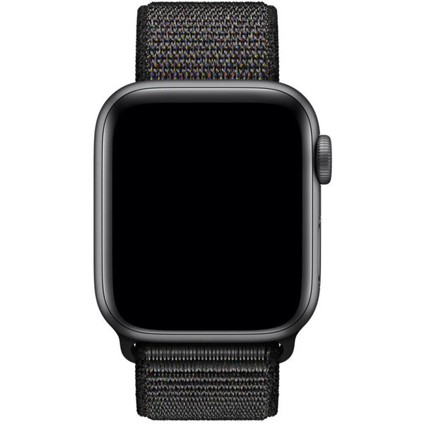 Apple Sport Loop Armband für das Apple Watch Series 1-9 / SE - 38/40/41 mm / Series 10 - 42 mm - Schwarz