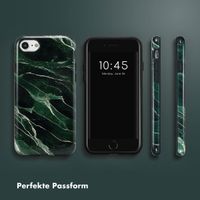 Selencia Vivid Tough Back Cover für das iPhone SE (2022 / 2020) / 8 / 7 / 6(s) - Chic Marble Quartz