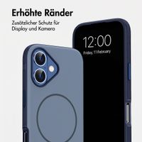imoshion Color Backcover mit Thin MagSafe Ring Apple iPhone 16 - Dunkelblau