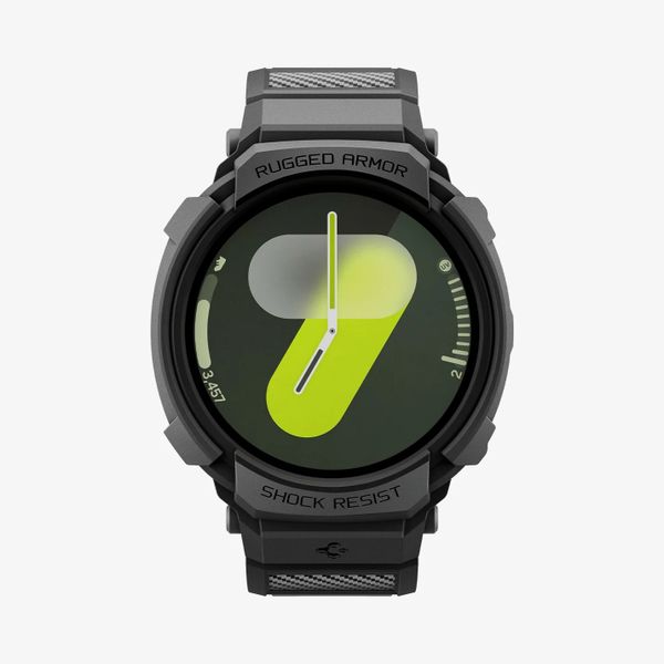 Spigen Rugged Armor™ Pro Hülle Samsung Galaxy Watch 9 / Watch 8 (40 mm) - Matte Black