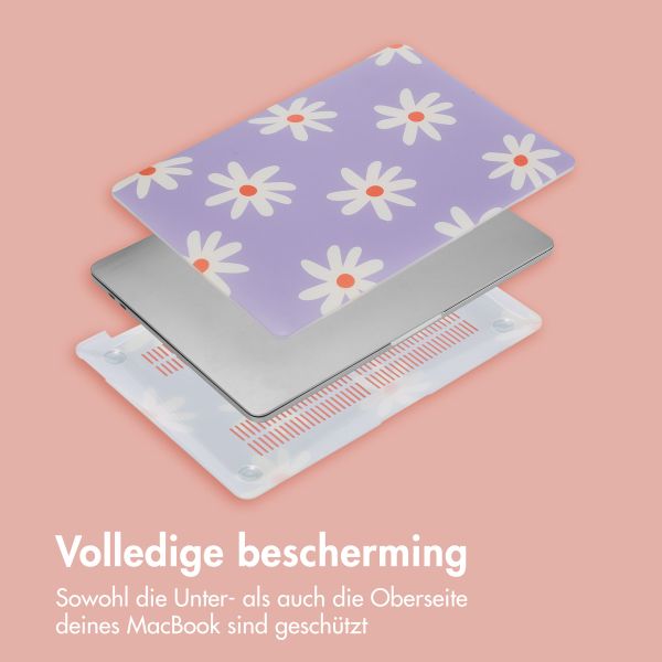 imoshion Design Laptop Cover für Apple MacBook Pro 16 Zoll (2021 / 2023 M3 / 2024 M4 / 2026 M5) - Flowers Distance