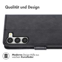 imoshion Luxuriöse Klapphülle Samsung Galaxy S23 - Schwarz