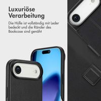 Accezz 2-in-1 Klapphülle aus Leder mit MagSafe Apple iPhone Air - Onyx Black
