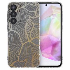 imoshion Design Hülle Samsung Galaxy A35 - Golden Leaves
