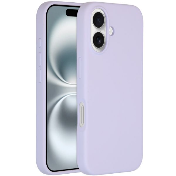 Accezz Liquid Silikoncase mit MagSafe für das iPhone 16 - Violett