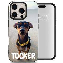 Gestalte deine eigene Apple iPhone 15 Pro Gel Hülle - Schwarz