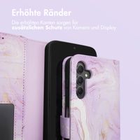 imoshion ﻿Design Klapphülle für das Samsung Galaxy A34 (5G) - Purple Marble