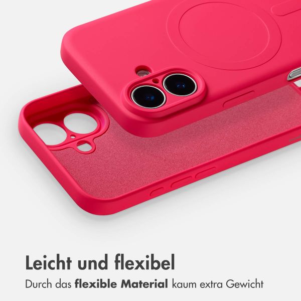 imoshion Color Back Cover mit MagSafe Apple iPhone 16 - Neon Pink