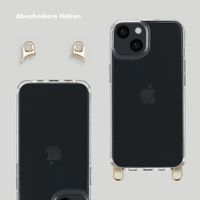 Selencia Backcover mit abnehmbaren Haken Apple iPhone 14 - Transparent