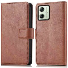 imoshion Luxuriöse Klapphülle Motorola Moto G54 - Braun
