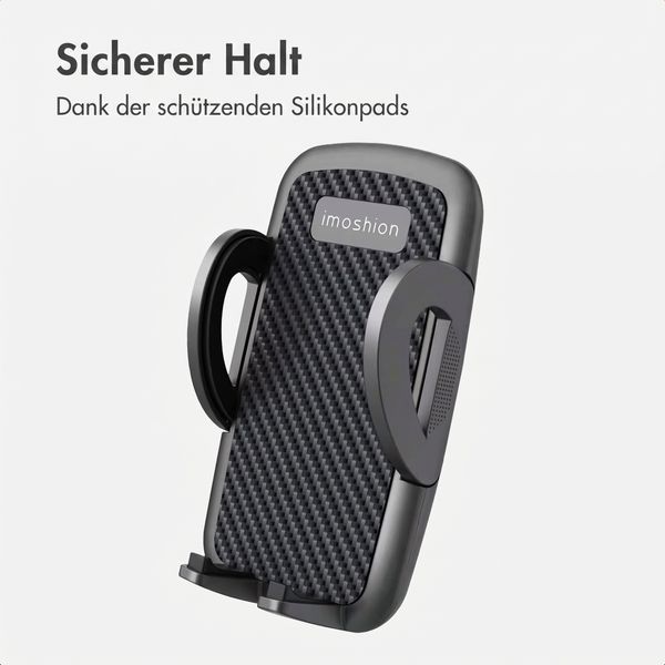 imoshion Handyhalterung für das Auto – Universell – Verstellbar - Lüftungsgitter - Schwarz