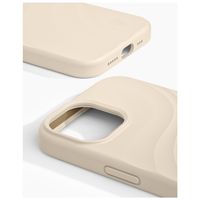 iDeal of Sweden Soft Swirl Silicone MagSafe Hülle Apple iPhone 17e / 16e / 15 / 14 / 13 - Cloud Dancer
