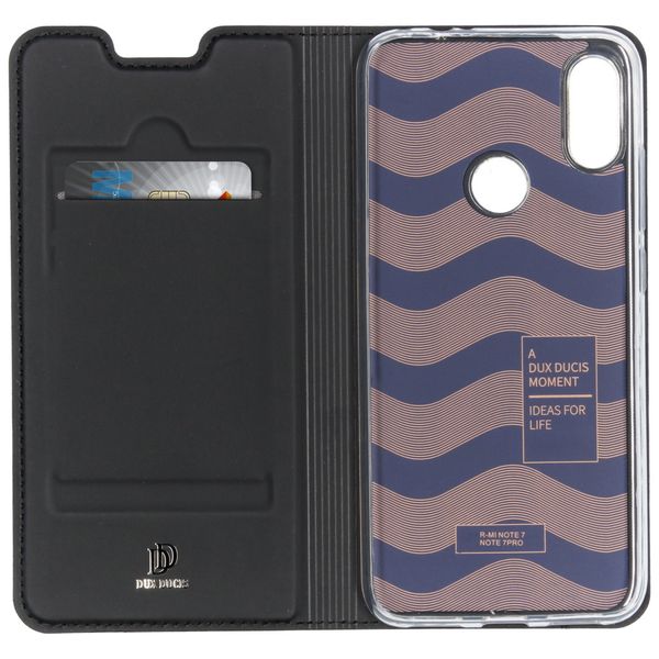 Dux Ducis Slim TPU Klapphülle Schwarz für das Xiaomi Redmi Note 7 (Pro)