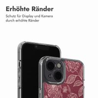imoshion Design Hülle Apple iPhone 14 - Deep Rose