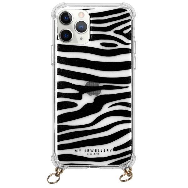 My Jewellery Design Soft Case Kordelhülle iPhone 11 Pro - Zebra