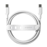 Empower by PanzerGlass Racing USB-C-zu-USB-C Kabel - 240W - 2 Meter - Silver White