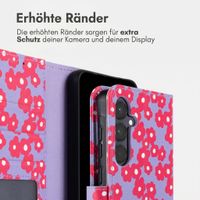 imoshion Design Klapphülle Samsung Galaxy A55 - Dusty Rose Blossoms