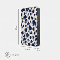 Selencia Vivid Powerbank 5.000 mAh - MagSafe und Qi - Black / Midnight Blossom