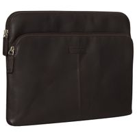 dbramante1928 Skagen Pro+ Sleeve - Laptop Hülle 13 Zoll - Laptop Sleeve - Echtes Leder - MacBook Pro 13 Zoll / Air 13 Zoll - Hunter Dark