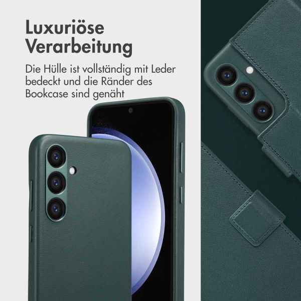 Accezz 2-in-1 Klapphülle aus Leder mit MagSafe Samsung Galaxy S23 FE - Cedar Green
