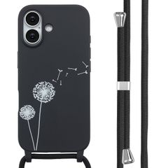 imoshion SilikonHülle design mit Band Apple iPhone 17 - Dandelion Black