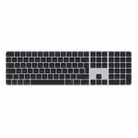 Apple Magic Keyboard mit Numerisches Tastenfeld und Touch ID - Kabellose Tastatur - QWERTY / UK (2024) - Schwarz
