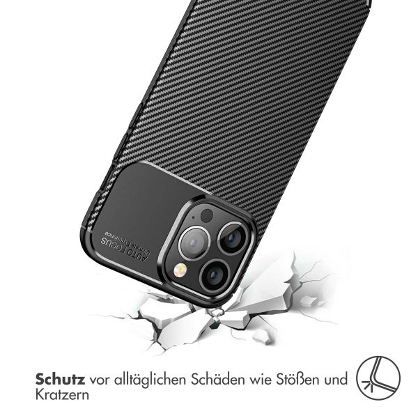 imoshion Carbon-Hülle Apple iPhone 13 Pro Max - Schwarz