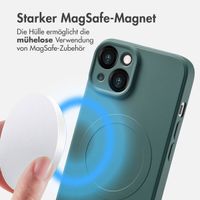 imoshion Color Back Cover mit MagSafe Apple iPhone 14 - Dunkelgrün