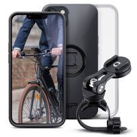 SP Connect Bike Bundle II - Handyhalter für das Fahrrad für das iPhone 12 (Pro) - Schwarz