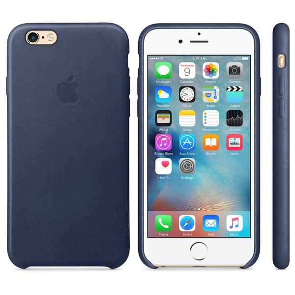 Apple Leder-Case Blau für das 6 / 6s