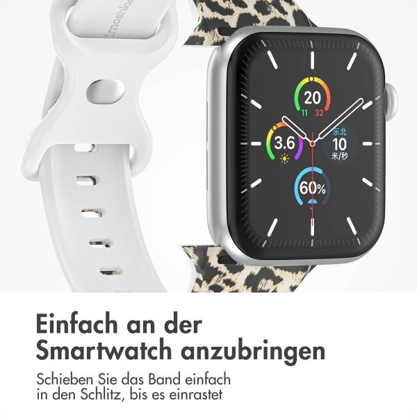 imoshion Silikonband⁺ für die Apple Watch Series 1 bis 9 / SE (38/40/41 mm) | Series 10 (42 mm) - Leopard
