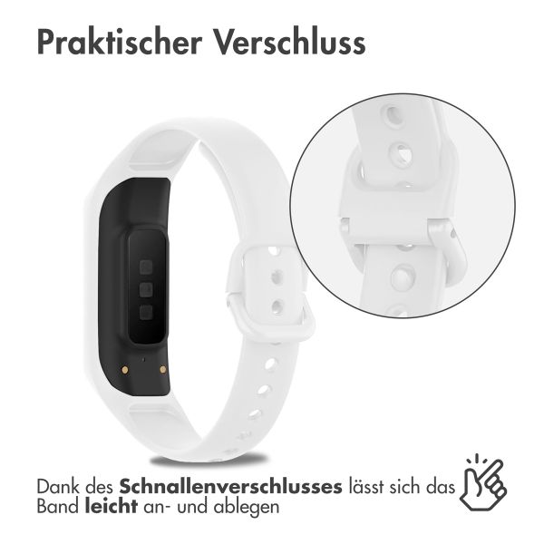 imoshion Silikonband für das Samsung Galaxy Fit 2 - Weiß