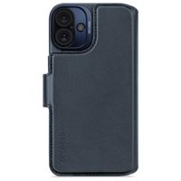 Decoded 2 in 1 Leather Klapphülle MagSafe Apple iPhone 16 Plus - Navy