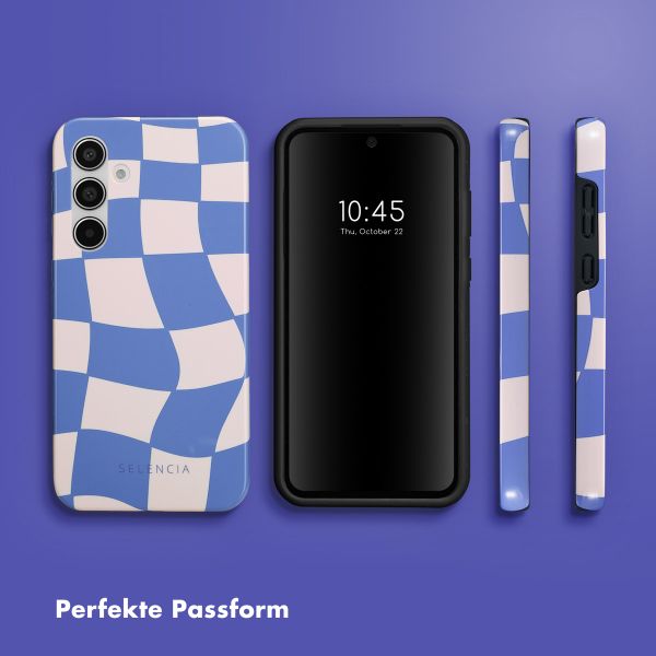 Selencia Vivid Back Cover Samsung Galaxy A55 - Groovy Sapphire Blue