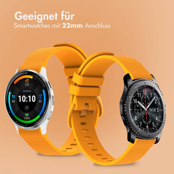 imoshion Sport-Silikonarmband mit Schnalle - Universelle 22 mm Anschluss - Orange