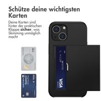 imoshion ﻿Backcover mit Kartenfach für das iPhone 13 - Schwarz