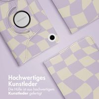 imoshion 360° drehbare Design Klapphülle Samsung Galaxy Tab A9 8.7 Zoll - Dancing Cubes