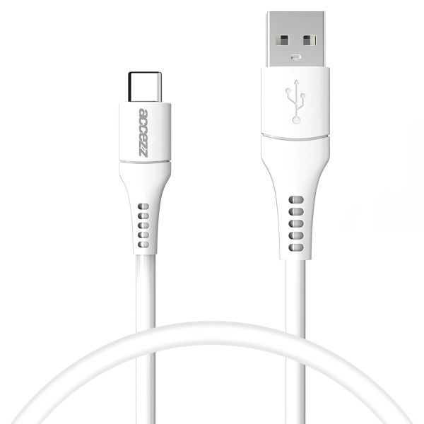 Accezz USB-C- auf USB-Kabel - 0,2 m - Weiß