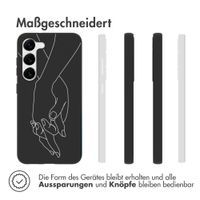 imoshion Design Hülle für das Samsung Galaxy S23 - Holding Hands Black