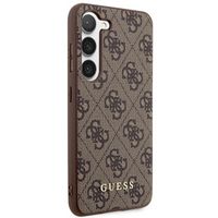 Guess ﻿4G Classic Logo Back Cover für das Samsung Galaxy S24 Plus - Braun