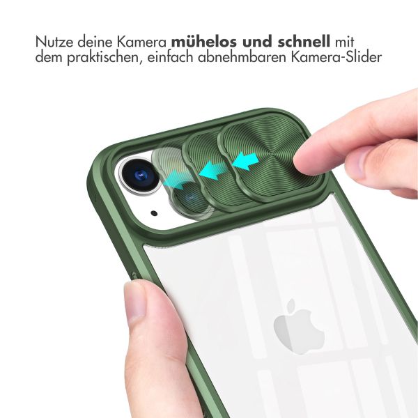 imoshion Back Cover mit Kameraschieber Apple iPhone 13 - Dunkelgrün