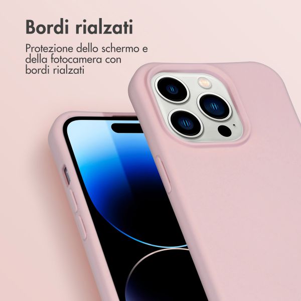 imoshion Color Backcover mit abtrennbarem Band Apple iPhone 14 Pro - Rosa